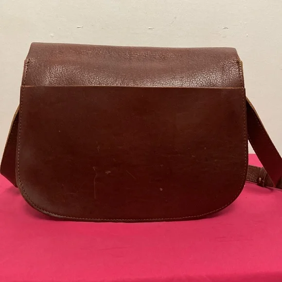 Lucky Brand Leather Bag Sz Medium - Picture 7 of 16